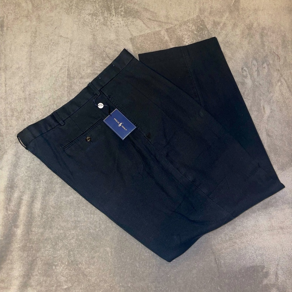 NWT! Ralph Lauren Polo Golf Pants. Black. 40/30
